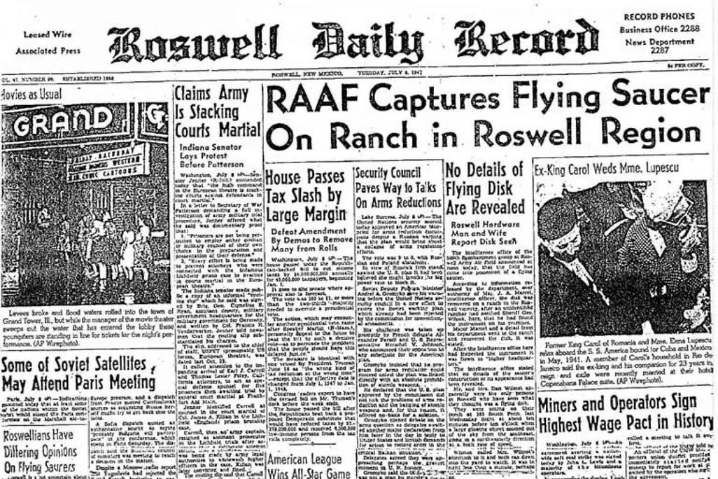 Ex piloto relata o incidente de Roswell