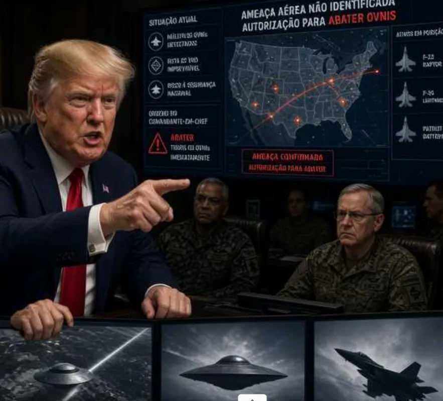 Trump terá ordenado o abate de ovnis
