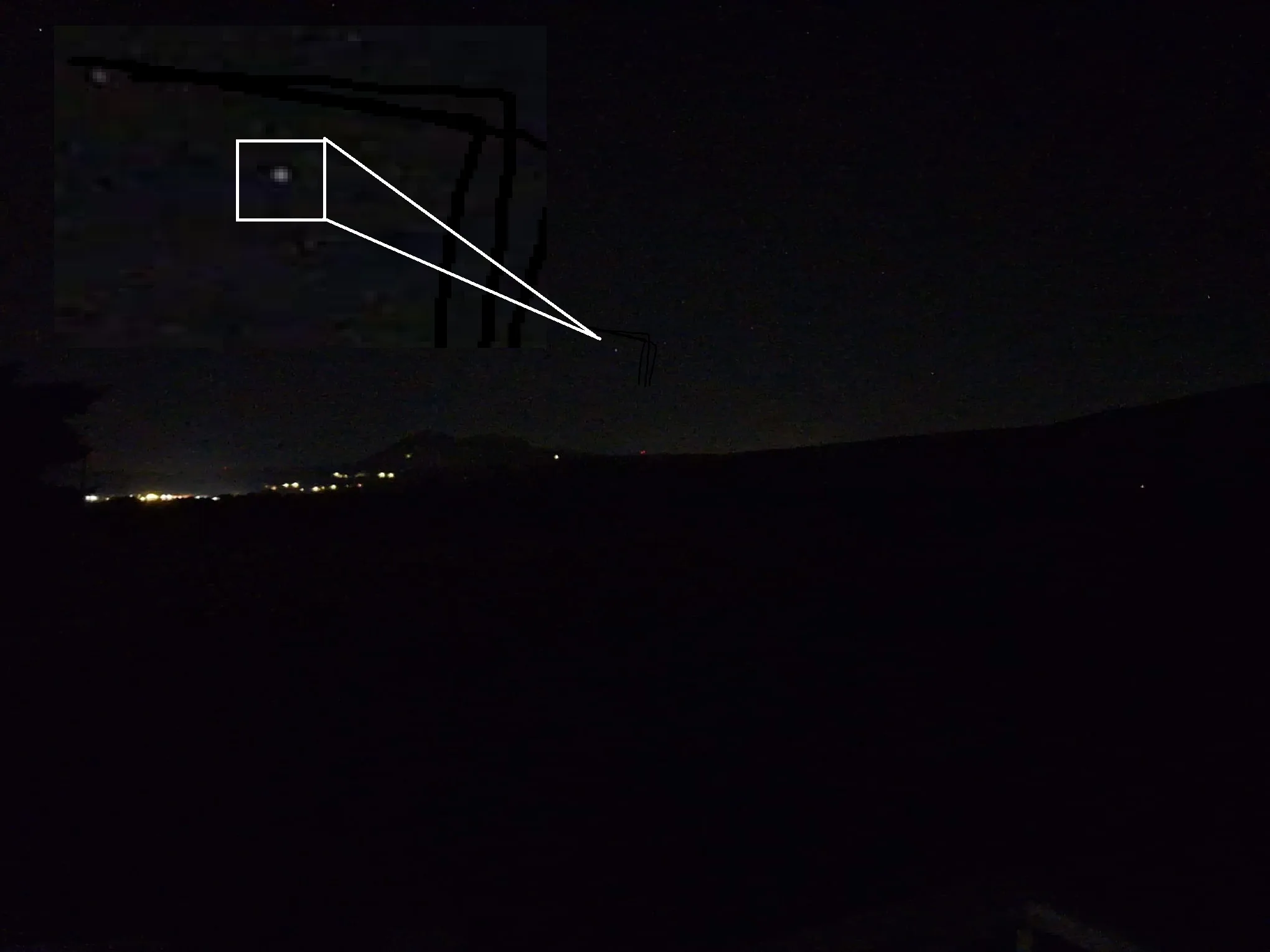 Luzes anormais saem do Cabeço de Santa Marta